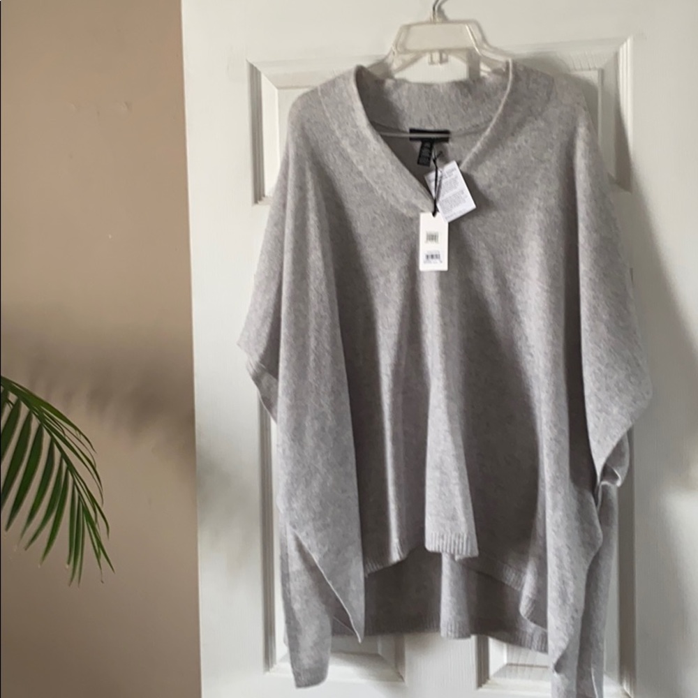 100% Cashmere poncho
